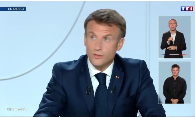 Screenshot from TF1 video